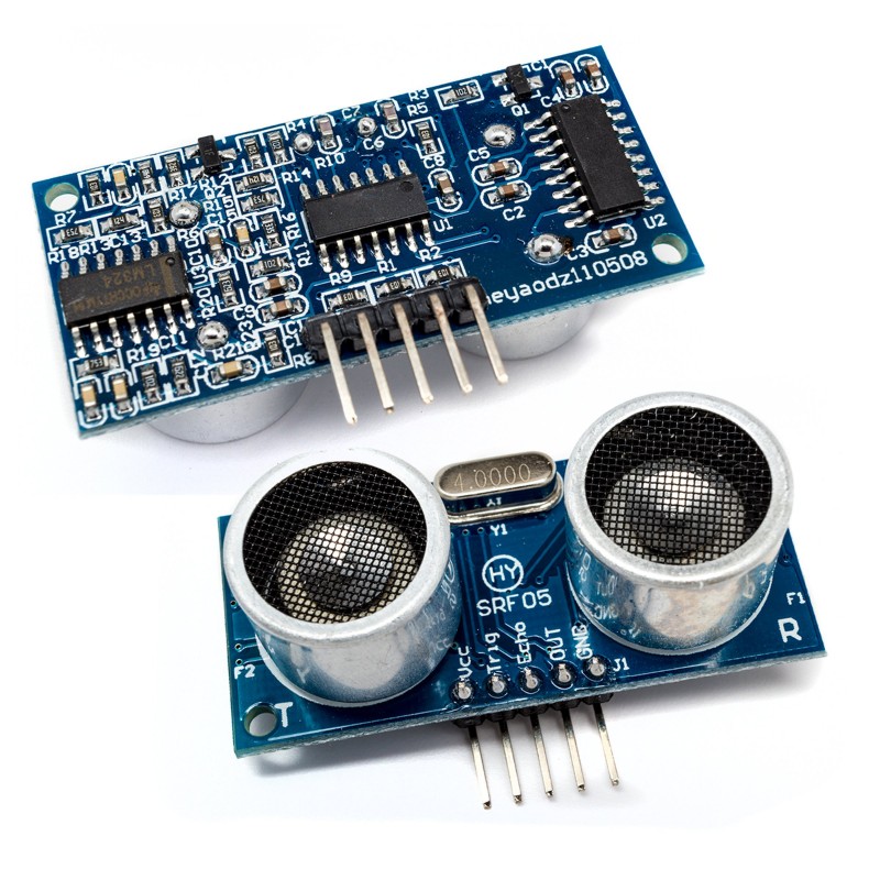 Capteur SRF05 utilisant des ultrasons pour la détection de proximité précise